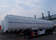 3 Axles petrol / palm oil / diesel tank trailer 45000 liters with 1 - 7 compartments supplier