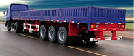 40 Feet 2 axles / 3 axles Flatbed Semi Trailer , shipping container trailers supplier