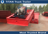 Detachable Gooseneck Hydraulic Lowboy Trailer 100 ton / 3 , 4 , 5 axle trailer supplier