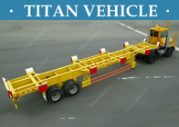 Sea Ports Bomb Cart Trailer Light Weight With 3 Bpw Axle 40ft / 45ft supplier