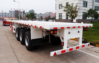 TITAN 3 Axle 40 Feet Drop Container Flatbed Semi-Trailer For Sale supplier