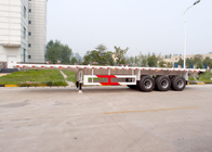 TITAN 50 ton Flatbed Truck Semi Trailers Long Vehicle Trailers 3 Axle supplier