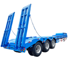 3 Axle 60/80 Tons Excavator Equipment  Lowbed Semi Trailer With Ladder for Sale in Zimbabwe supplier