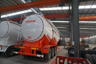 v type 3 axle 48~80tons cement tank trailer ,bulk cement trailer ，Aluminium cement trailer，Gesso bulk trailer supplier