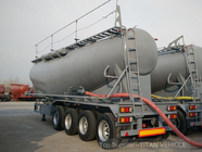 TITAN 60m3 Dry cement tank trailer 4 axle 80 tons capacity cement bulkers for Pakistan supplier