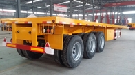 3 Axles 40ft 60T Container  Flat-bed trailer for sale  | TITAN VEHICLE supplier