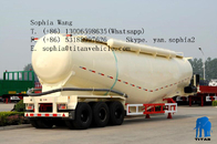 High-capacity 3axle cement tank trailer power trailer for sale  | TITAN VEHICLE supplier
