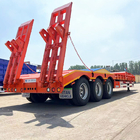 TITAN New 60 Ton 80 Ton 100 Ton Low Bed Trailer Truck Semi Trailer Low Loader Heavy Equipment for Sale supplier