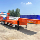 TITAN New 60 Ton 80 Ton 100 Ton Low Bed Trailer Truck Semi Trailer Low Loader Heavy Equipment for Sale supplier