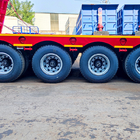 TITAN 4 Axle 80 Ton 100 Ton Heavy Duty  Low Bed Truck Trailer Semi Lowbed Trailer Low Loader for Sale supplier