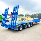 TITAN 4 Axle 80 Ton 100 Ton Low Loader Semi Low Bed Trailer Lowbed Truck Semi Trailer Lowboy Price for Sale supplier