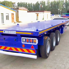 Triaxle Trailer  | 3 Axle 40 Ft Flatbed Semi Trailer Container Carrier Transport for Sale supplier