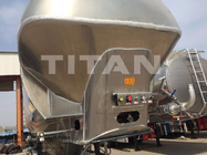40m3 aluminium alloy flour tanker  trailer  for sale | Titan Vehicle supplier