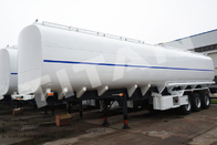 60cbm carbon Fuel Tanker Trailer with 3 compartments | Titan Vehicle supplier
