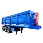 3 Axle 30 40 50 cbm End Dump Trailer Rear Dump Trailer Semi Tipper Trailer supplier