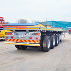 TITAN 40 Ft 3 Axle Container Flatbed Trailer Truck Semi Trailer for Sale supplier
