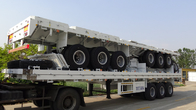 Tri - Axles 40 ton Dropside Flatbed Semi Trailer - TITAN VEHICLE supplier