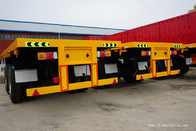 Bogie suspension container delivery trailer dual axle flatbed trailer for sale - TITAN VEHICLE supplier