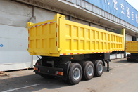 TITAN 3 Axle 40 ton to 60 Ton  45 cubic meters end dump trailer supplier