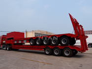 TITAN VEHICLE lowbed trailer lowboy axle with 60ton lowboy trailer for sale supplier
