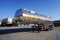 40,000 Liters Stainless Steel Fuel Tanker Trailer for transport palm oil and food oil supplier