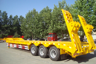 TITAN VEHICLE 30-100 tons heavy machine loading low loader trailer for sale supplier