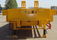 TITAN VEHICLE 30-100 tons heavy machine loading low loader trailer for sale supplier