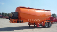 TITAN VEHICLE 2 axles bulk cement tank semi trailer with 30 ton tank Cement supplier