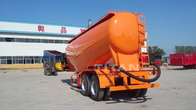TITAN VEHICLE 2 axles bulk cement tank semi trailer with 30 ton tank Cement supplier