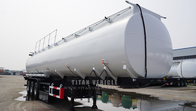 3 axle carbon steel fuel transportation tank semi trailer for sale supplier