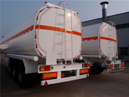 tri-axle large volume carbon steel liquid semi tanker trailer for sale supplier