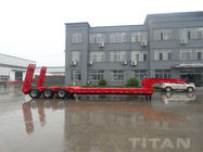 3 axle 60 tonne length 35 meters low bed trailer with low bed trailer manufacturers supplier