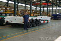 3 Axles Low bed Trailer with low bed trailer specification for sale supplier