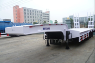 3 axle 40 tons to 80 tons Low loader lowbed truck trailer for sale supplier