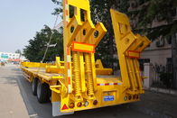duty 3 axles 60 tons low bed semi trailer low-loader trailer for sale supplier