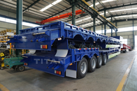 4 axle 80 tons to 100 tons heavy machine loading low loader trailer for sale supplier