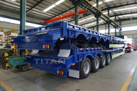 4 axle 80 tons to 100 tons heavy machine loading low loader trailer for sale supplier