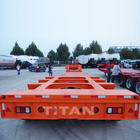 20T-150T Extendable Front Loader Lowbed Trailer by TITAN VEHICLE supplier