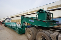 100 or 120 ton  detachable gooseneck front load lowbed trailer lowboys sale supplier