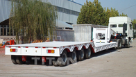 100 to 120 tonne front loading lowbed low boy goose neck trailer supplier
