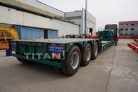 120 ton 3 axle hydraulic detachable goose neck lowboy trailer supplier