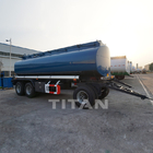 TITAN full fuel tank trailer fuel dolly drawbar tank trailers supplier
