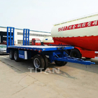 lowbed semi trailer with drawbar TITAN full lowbed semi trailer for sale supplier