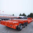 120T-150T detachable lowbed trailer folding gooseneck trailer lowboy trailer for sale supplier