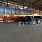 20 foot flatbed trailer 2 axles for sale supplier