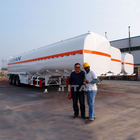 TITAN 3 axle caborn steel tanker trailer petroleum tanker trailer fuel tanker trailer for sale supplier