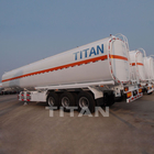 TITAN 3 axle caborn steel tanker trailer petroleum tanker trailer fuel tanker trailer for sale supplier