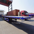 TITAN 3 essieux 40pied semi-remorque plateau à vendre en hauté supplier