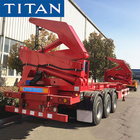 TITAN 45ton 40ft container side loader trailer self loading truck side lifter trailer supplier