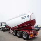 3 axle 48CBM dry powder bulk cement material tanker semi truck trailer supplier